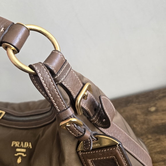 Prada Brown Shoulder Bag with COA - Picture 3 of 11